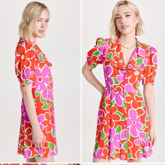 NWT Kitri Marta Floral Mini Dress - Picture 1 of 6